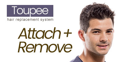 How to attach and remove a hair replacement system