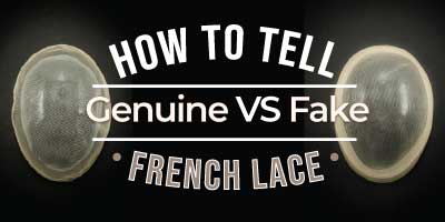 How to tell between genuine and fake French lace material