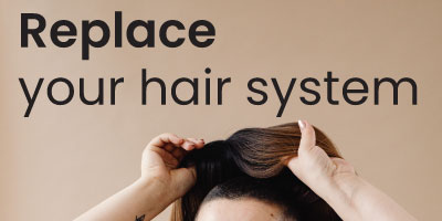 How do you know when the hair system is ready to be replaced?