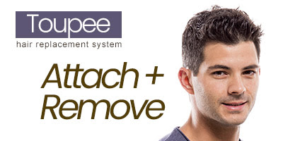How to attach and remove a hair replacement system - Superhairpieces.com
