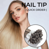 Nail Tip Human Hair Extensions