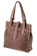 Handmade leather handbag "Aura"