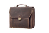 Australian Handmade Leather Cross Body Briefcase: Scott