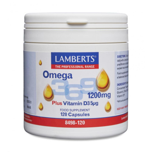 Lamberts Omega 3 6 9 Plus Vitamin D3