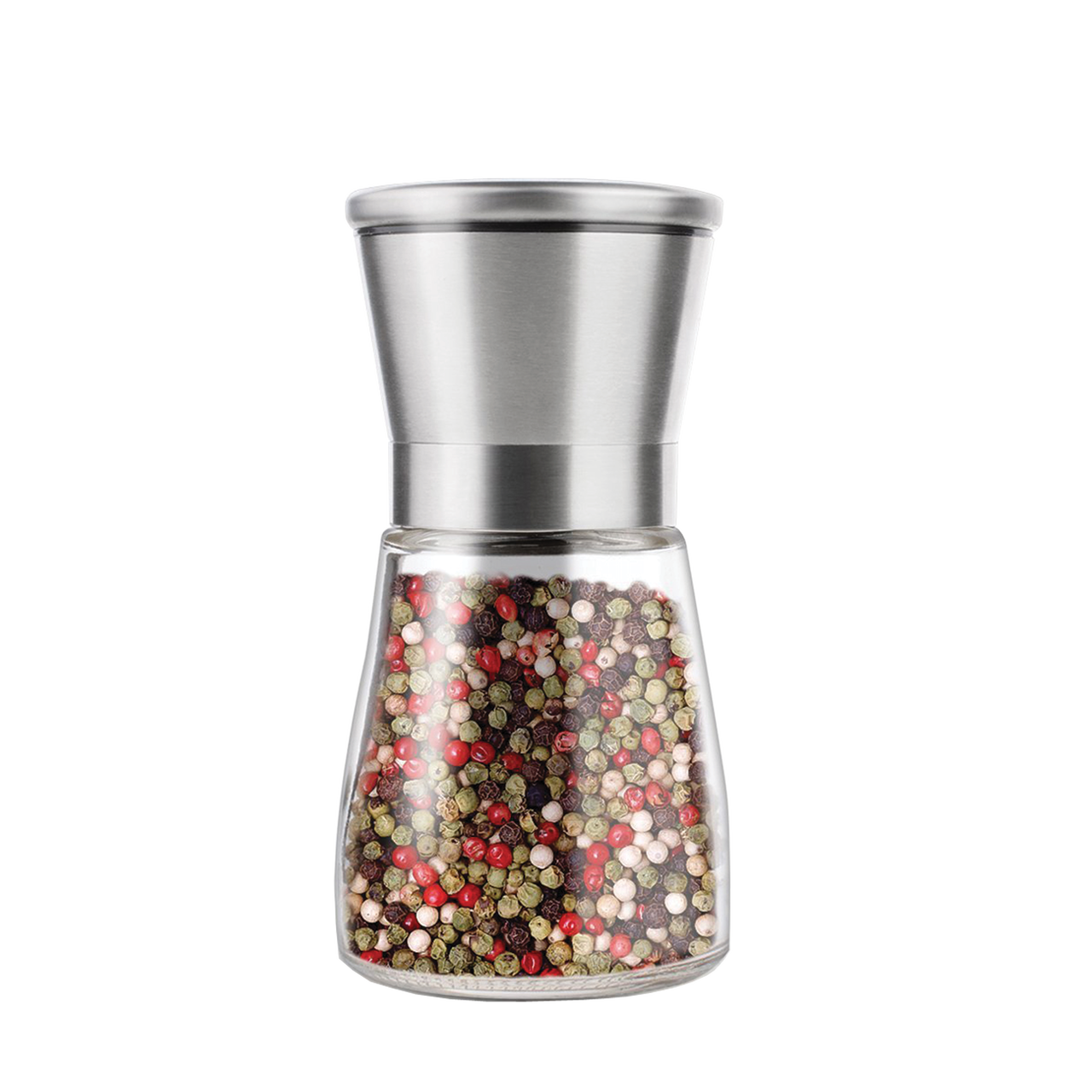 Salt and Pepper Grinder 2, Pepper Mill Stainless Steel Salt Shaker
