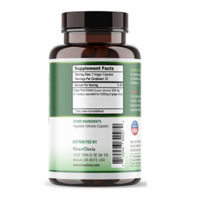 Ginger Root Extract 4000mg per Serving 120 Capsules