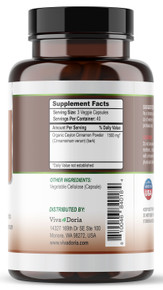 Ceylon Cinnamon 1500 mg, 120 capsules