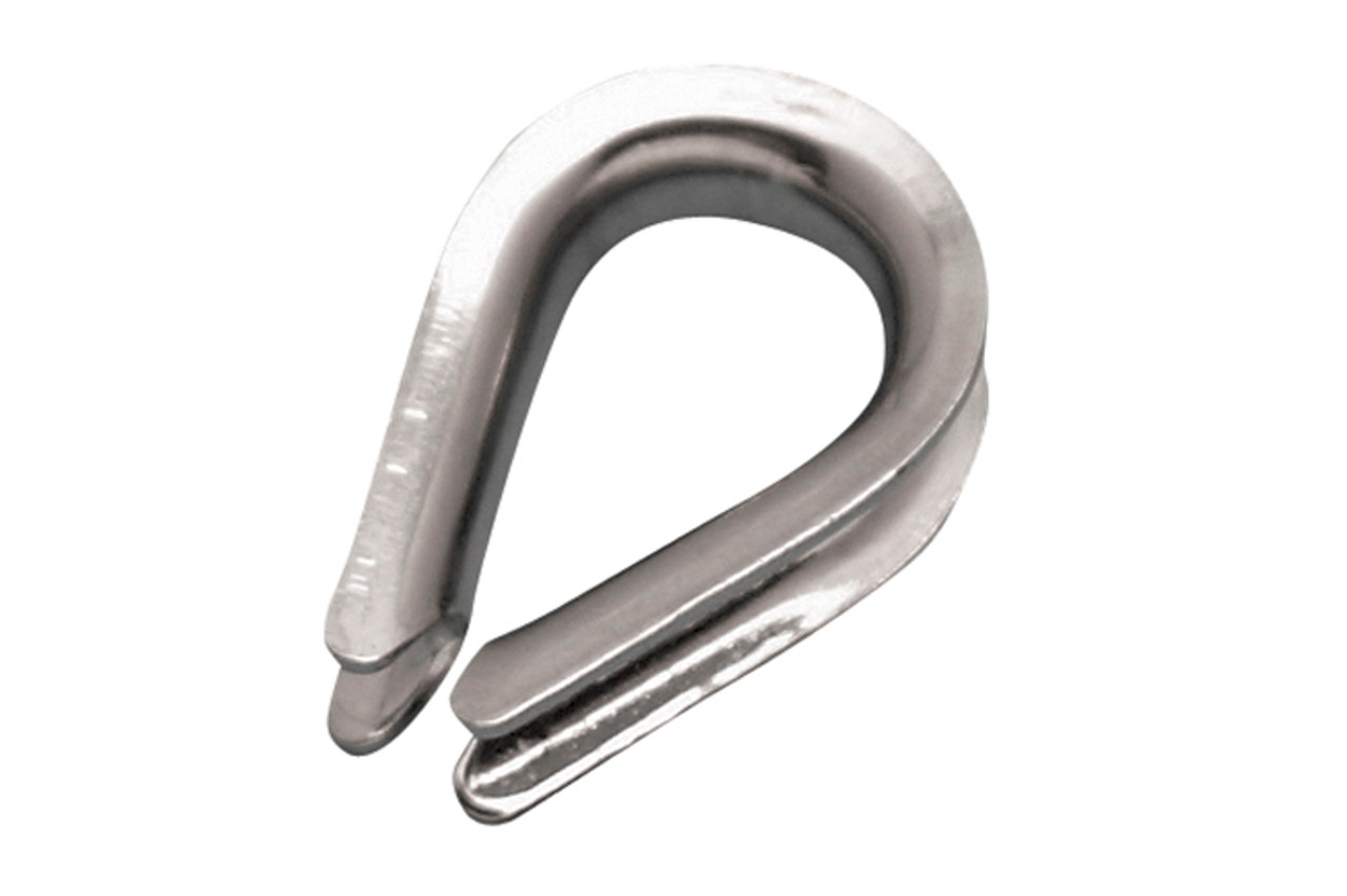 Stainless Steel Cable Thimble - 1/8 - TekSupply