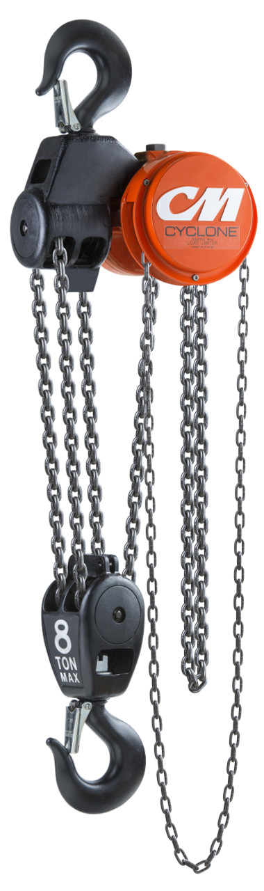 CM Cyclone 8 Ton Hand Chain Hoist Cyclone4631