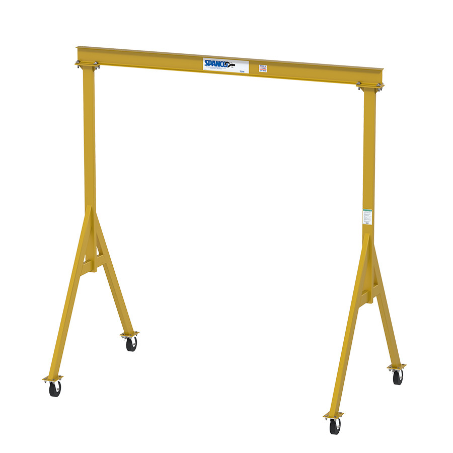 Spanco A-Series 7.5 Ton - Fixed Height Steel Gantry Crane 7F1016