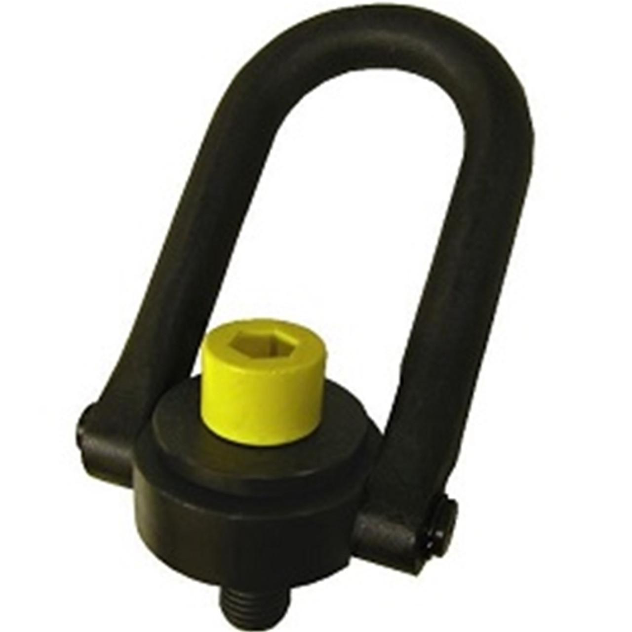 ACTEK 3/8 Safety Swivel 1,000 lb. Black Oxide Hoist Ring, 46106