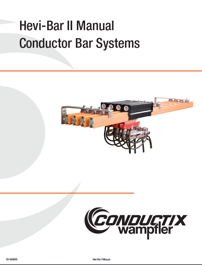 Conductix HeviBar II Conductor Bar Systems Manual ConductixHeviIISys_Man