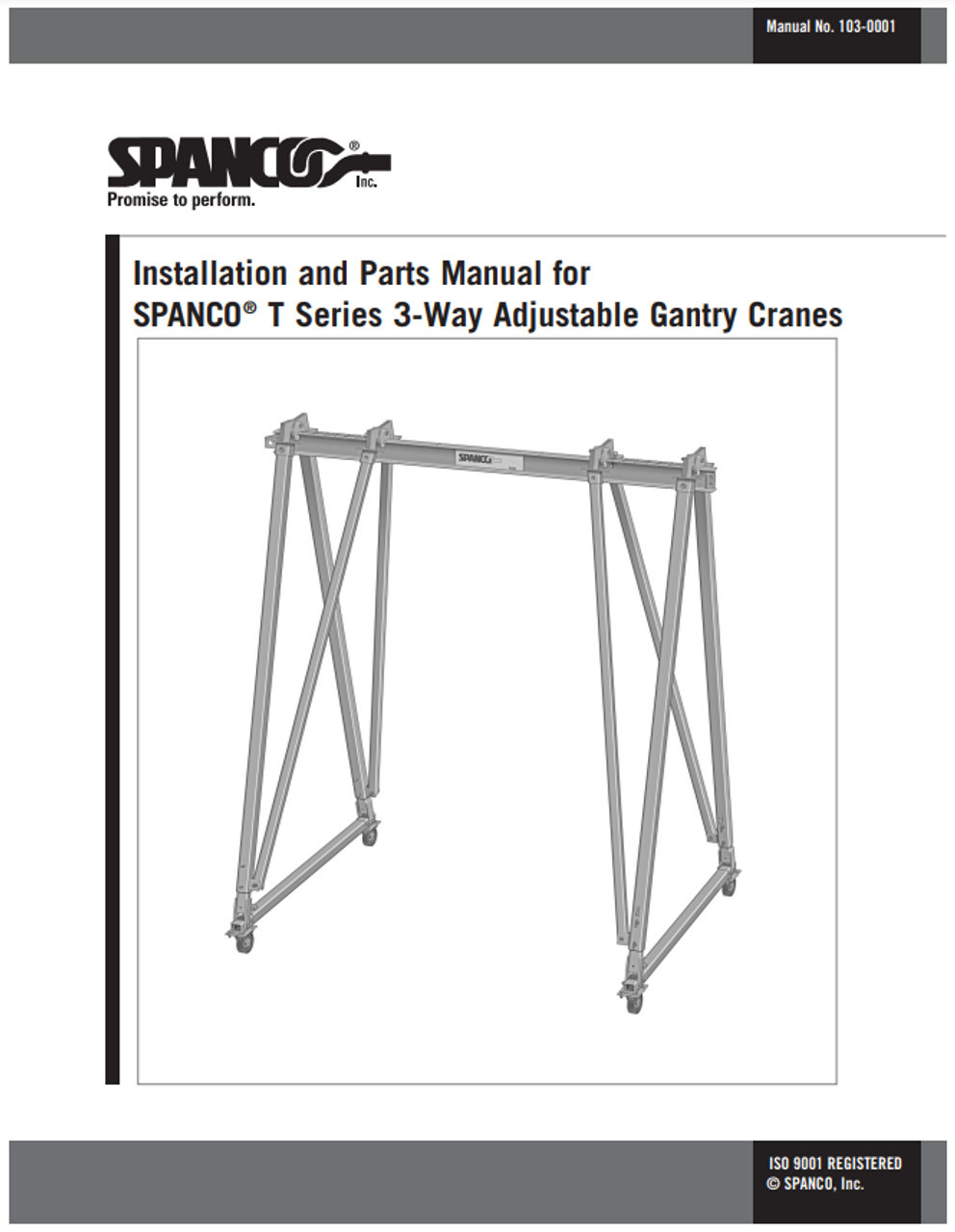 gantry crane parts