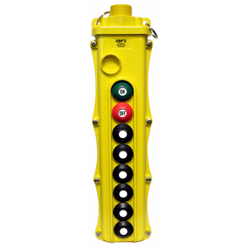 Magnetek 8-Button Pendant Single-Speed SBP2-8-WH