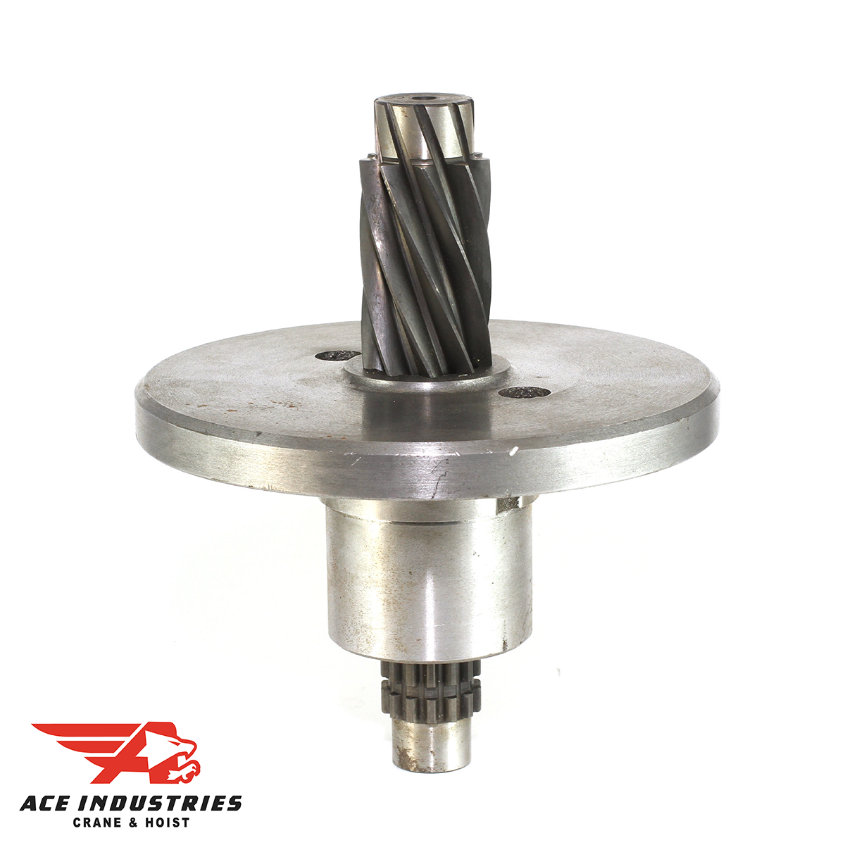 Budgit Load Brake Shaft and Flange assembly 7002 9 Tooth Pinion 33030301