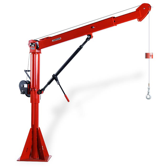 Thern Captain 2500 Stationary Davit Crane with Winch 5FT25-M1