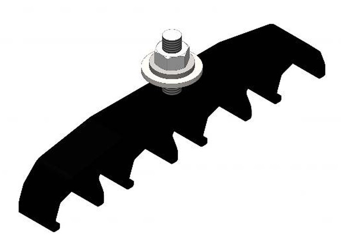 Conductix Safe-Lec 2 Hanger Clamp, 4-Pole, XA-310821