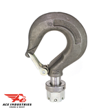 Coffing Bottom Hook Assembly - 3JG8S for reliable lifting of heavy loads. Made of durable materials, easy to install, and includes safety latch.