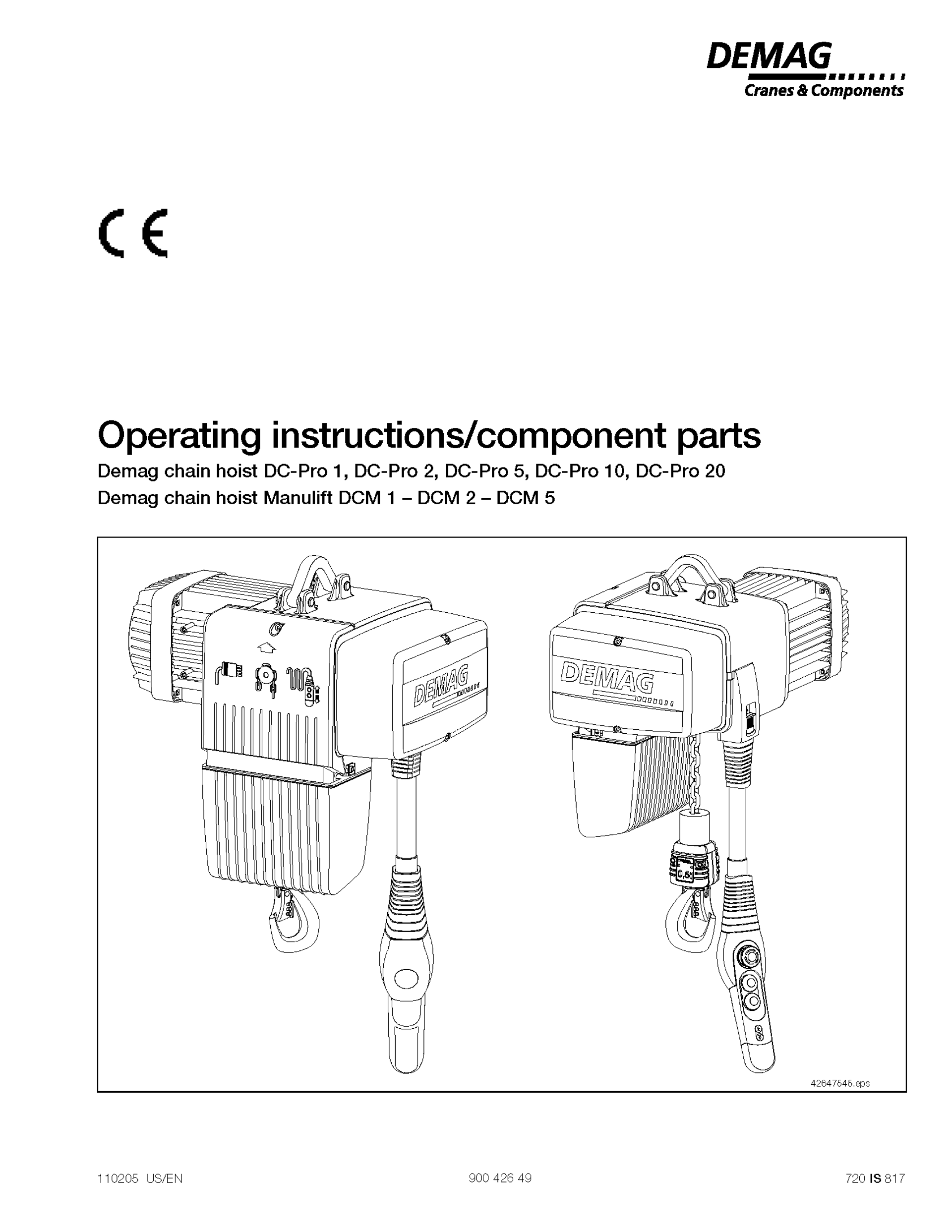 Demag DCPro Series Electric Chain Hoist Manual