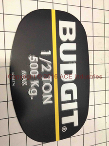 Capacity Label 1/2 Ton 32908712 Capacity Label 1/2 Ton 32908712