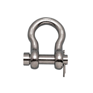 Suncor Stainless - 1/4" Anchor Shackle with Oversize Round Pin, 316-NM Stainless Steel Suncor Stainless - 1/4" Anchor Shackle with Oversize Round Pin, 316-NM Stainless Steel