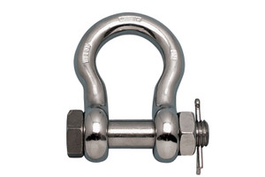 Suncor - 1" Bolt Anchor Shackle 316 stainless with Oversize Bolt Suncor - 1" Bolt Anchor Shackle 316 stainless with Oversize Bolt