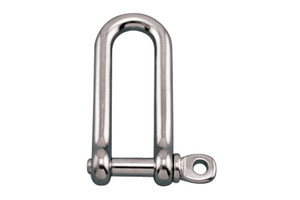 Suncor 3/8" Long D Shackle 316 Stainless Steel with Screw Pin Suncor 3/8" Long D Shackle 316 Stainless Steel with Screw Pin