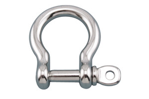 Suncor 15/32" Bow Shackle 316 stainless with Screw Pin Suncor 15/32" Bow Shackle 316 stainless with Screw Pin