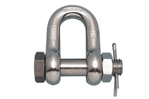 Suncor - 7/16" Bolt Chain Shackle 316 stainless with Oversize Bolt