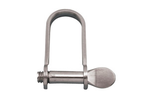 Suncor 3/16" Stamped D Shackle 304 stainless with Screw Pin