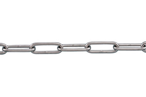 Suncor 3/32-7/64" Long Link Chain (S6) 304L Stainless Steel Suncor 3/32-7/64" Long Link Chain (S6) 304L Stainless Steel