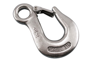 Suncor - 5/16" Eye Slip Hook 316 Stainless Steel Suncor - 5/16" Eye Slip Hook 316 Stainless Steel