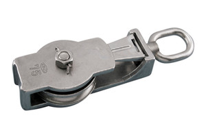 Suncor- 4" Seine Block with Eye 316 Stainless Steel