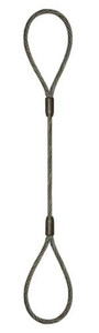 Talon - 3,800 lb. Eye & Eye 7/16" Wire Rope Sling Talon - 3,800 lb. Eye & Eye 7/16" Wire Rope Sling