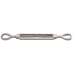 Suncor - 1/2" X 6" Forged Eye & Eye Turnbuckle, 316-NM Stainless Steel Suncor - 1/2" X 6" Forged Eye & Eye Turnbuckle, 316-NM Stainless Steel