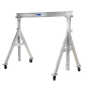 Spanco A-Series 2 Ton - Aluminum Adjustable Height and Span Gantry Crane Spanco A-Series 2 Ton - Aluminum Adjustable Height and Span Gantry Crane