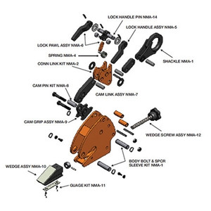 J.C. Renfroe Model NMA - 1/2 Ton Rebuild Kit / Repair Kit NMA-RK