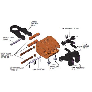 J.C. Renfroe Model SD - 6 Ton Rebuild Kit / Repair Kit SD-RK