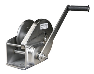 OZ 1,500 lb. Stainless Steel Hand Winch with Brake (40379) OZ 1,500 lb. Stainless Steel Hand Winch with Brake (40379)