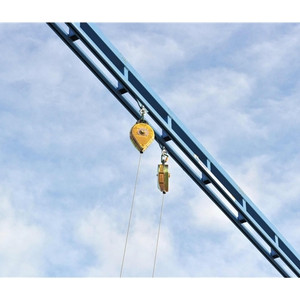 Gorbel Tether Track 50 ft. Ceiling Mounted Monorail 2 Person, Dual Track Gorbel Tether Track 50 ft. Ceiling Mounted Monorail 2 Person, Dual Track