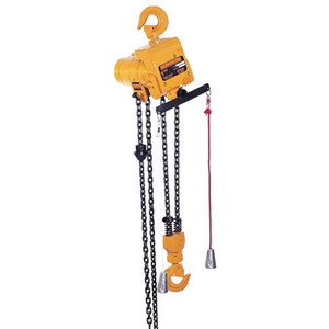 Harrington TCR 1 Ton Air Chain Hoist 19 fpm, Pull Cord Controlled Harrington TCR 1 Ton Air Chain Hoist 19 fpm, Pull Cord Controlled