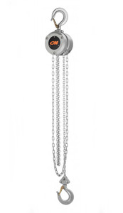 CM Hurricane Mini 360® - 8 - 1/4 Ton Hand Chain Hoist, 20 ft. Lift CM Hurricane Mini 360® - 8 - 1/4 Ton Hand Chain Hoist, 20 ft. Lift