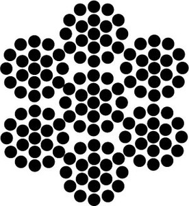 1/2" Wire Rope - 6X37 by the Foot (IMWR08637EIPIWRC) 1/2" Wire Rope - 6X37 by the Foot (IMWR08637EIPIWRC)