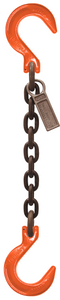 SO 1/2" Single Leg 12,000 lb. WLL, 2-Hooks, Grade 80 Chain Sling SO 1/2" Single Leg 12,000 lb. WLL, 2-Hooks, Grade 80 Chain Sling