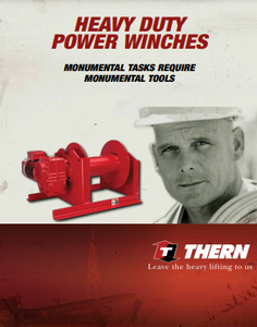 Thern 4WS / 4HS Series Power Winches Brochure