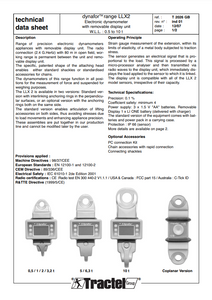 Tractel Dynafor Range LLX2 Electronic Dynamometer Brochure