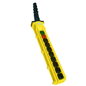 Duct-O-Wire L Series 10-Button - Pendant Station=4 Motion Deep Profile - Two Speed with Momentary On/Off Duct-O-Wire L Series 10-Button - Pendant Station=4 Motion Deep Profile - Two Speed with Momentary On/Off