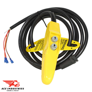 Get reliable control with the BUDGIT PUSHBUTTON STATION AND CABLE. Durable design, compact size, easy installation, precise hoisting control. Ideal for construction, maintenance, and manufacturing. Get reliable control with the BUDGIT PUSHBUTTON STATION AND CABLE. Durable design, compact size, easy installation, precise hoisting control. Ideal for construction, maintenance, and manufacturing.