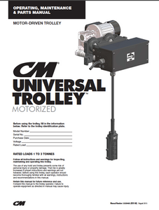 CM Universal Motorized Trolley Manual