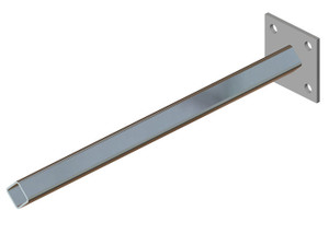 Conductix Collector Mounting Bar, Single Post, 1.0 in sq, 24 in L Conductix Collector Mounting Bar, Single Post, 1.0 in sq, 24 in L